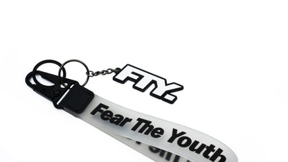 "FEAR THE YOUTH" Rubber Lanyard